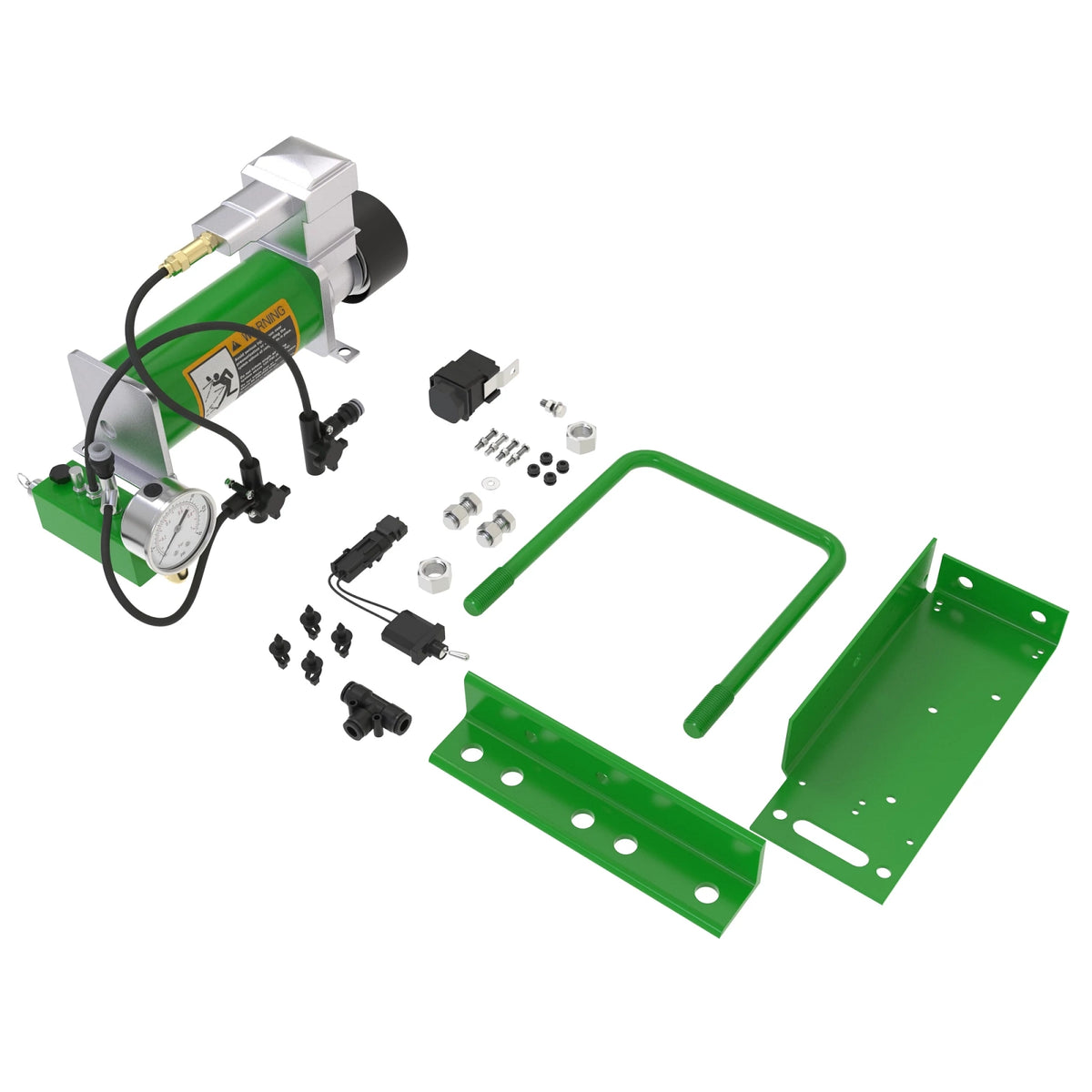 BA31836: Fits John Deere BA31836 Pneumatic Downforce Compressor Kit with Frame Mount – Genuine OEM