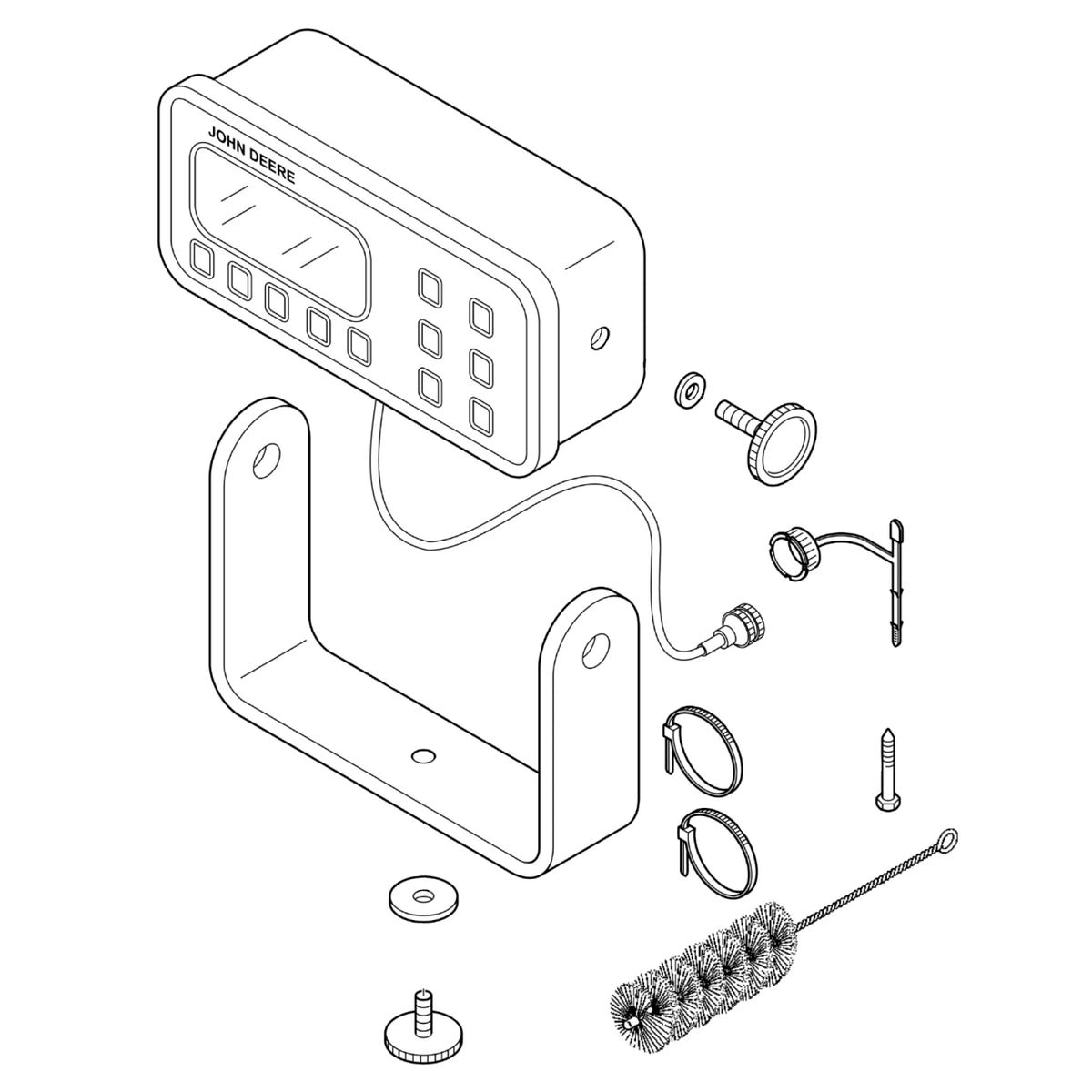 BA31919: Fits John Deere BA31919 ComputerTrak™ Monitor – Genuine OEM