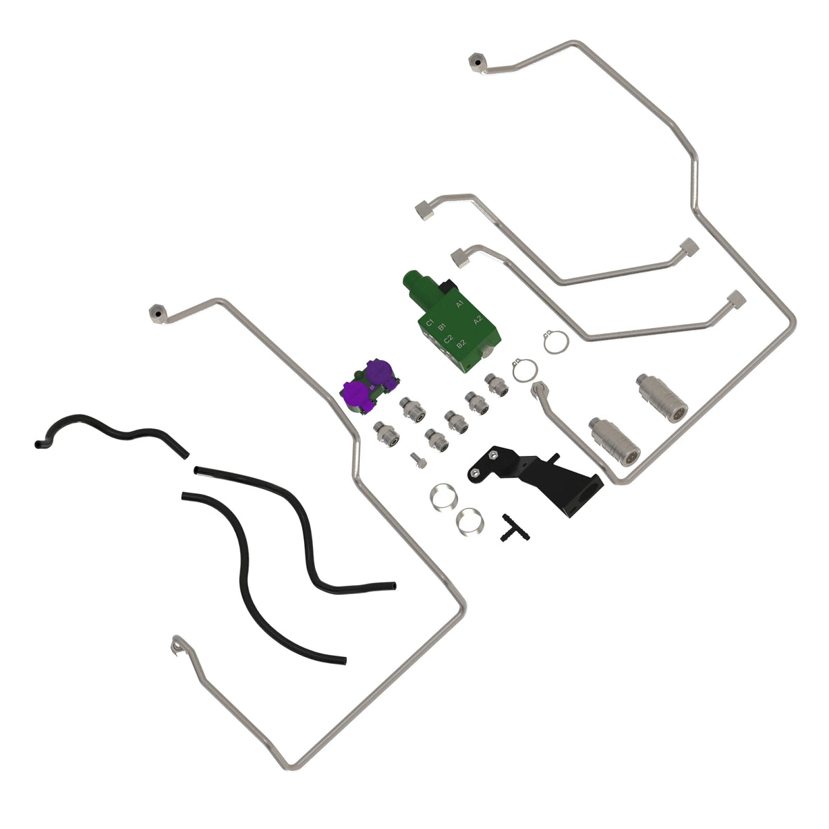 BL17199: Fits John Deere BL17199 Front Hitch Line Diverter Valve Attachment – Genuine OEM