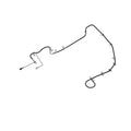 BLV11205: Fits John Deere BLV11205 Mid-Mower Deck Selective Control Valve (SCV) Lift Hose Attachment – Genuine OEM