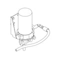 BN202482: Fits John Deere BN202482 Onboard (OBA) Air Dryer – Genuine OEM