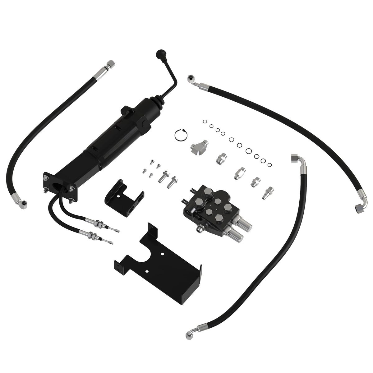BSJ10083: Fits John Deere BSJ10083 Mid-Mount Dual Selective Control Valve (SCV) Kit with Joystick Control – Genuine OEM