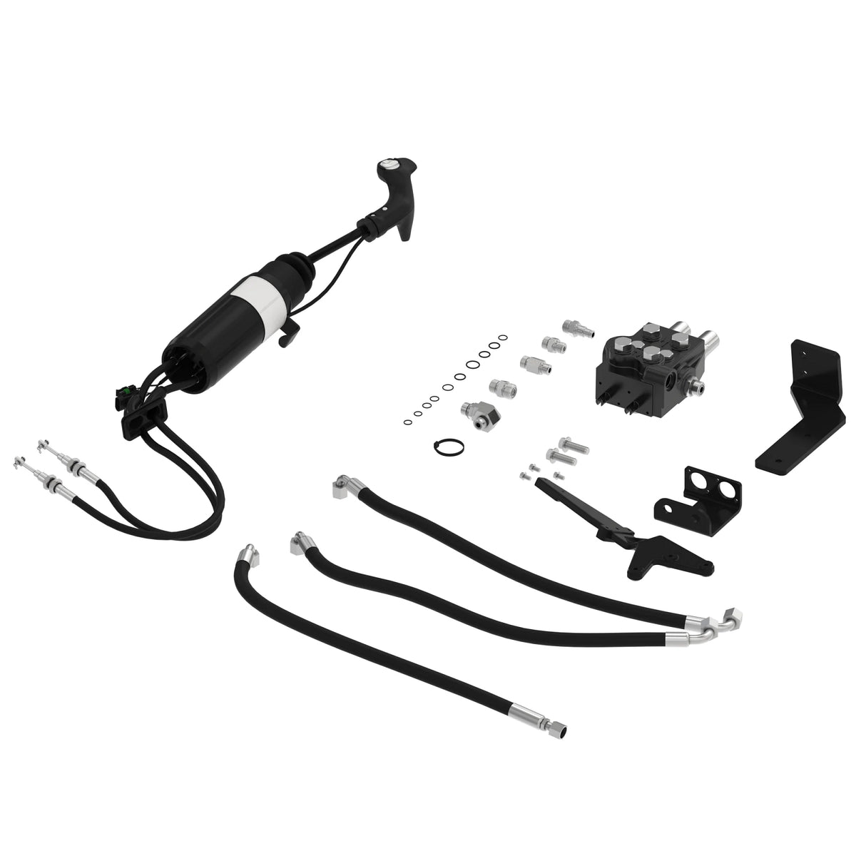 BSJ10346: Fits John Deere BSJ10346 Mid-Mount Dual SCV Kit with 3rd Function Joystick Assembly – Genuine OEM