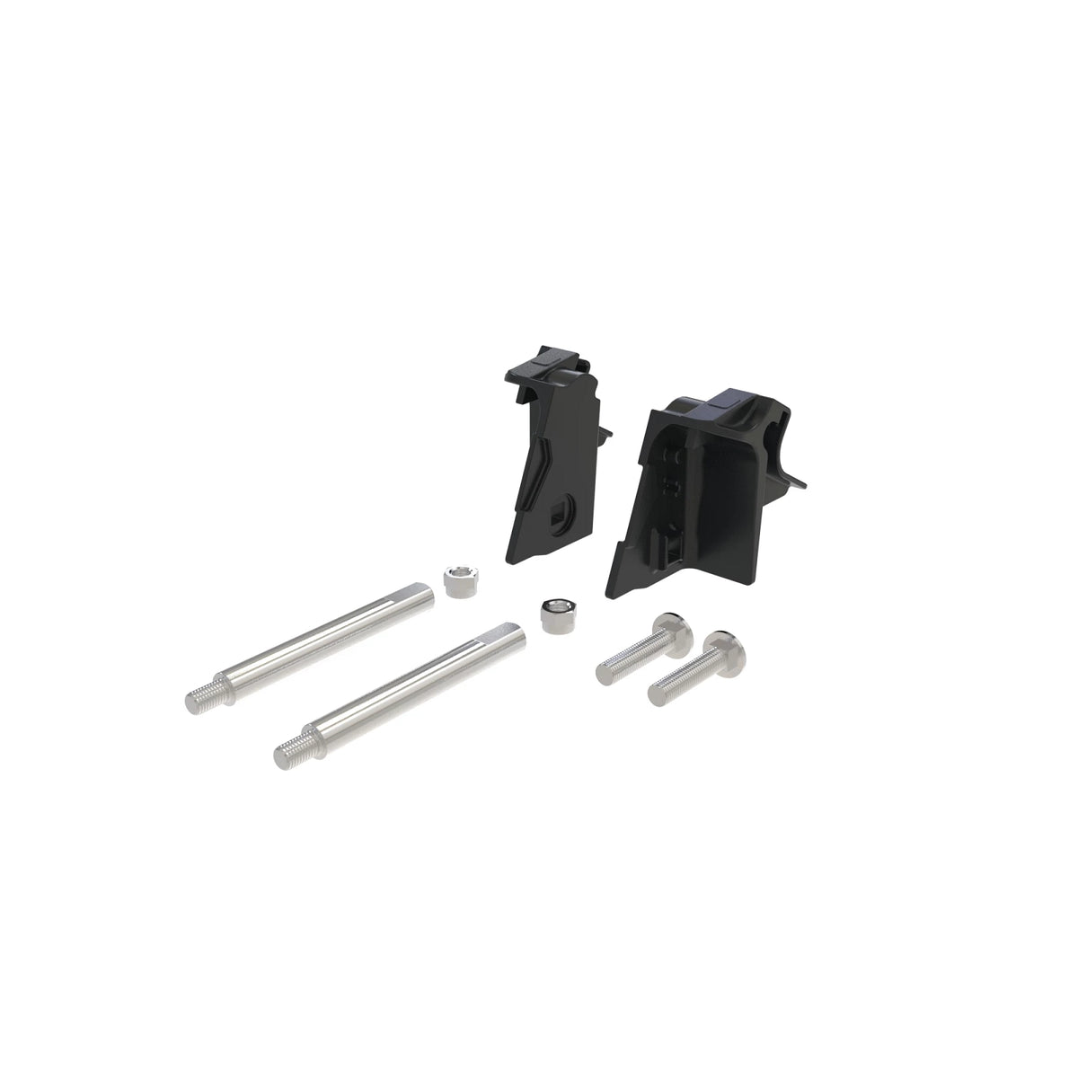 BUC10546: Fits John Deere BUC10546 Quick-Adjust 5 (QA5) Bullhorn Grass Catcher Guide, Support, and Hardware Attachment – Genuine OEM
