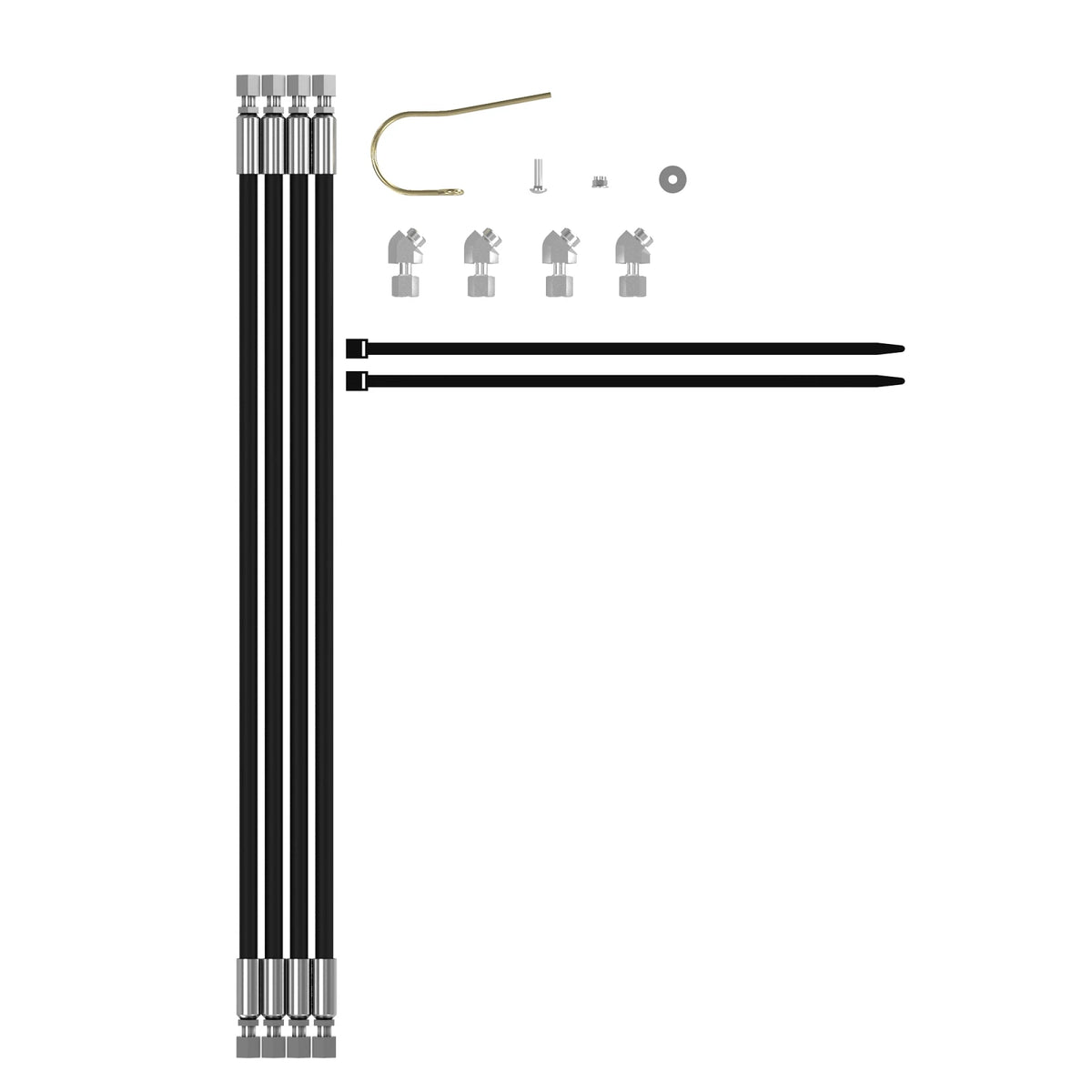 BW16637: Fits John Deere BW16637 2-Function Hoses and Parts – Genuine OEM