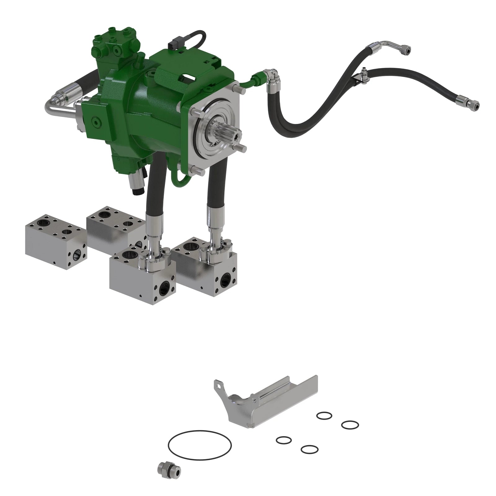 BXE11539: Fits John Deere BXE11539 4WD Axle Retrofit Attachment – Genuine OEM