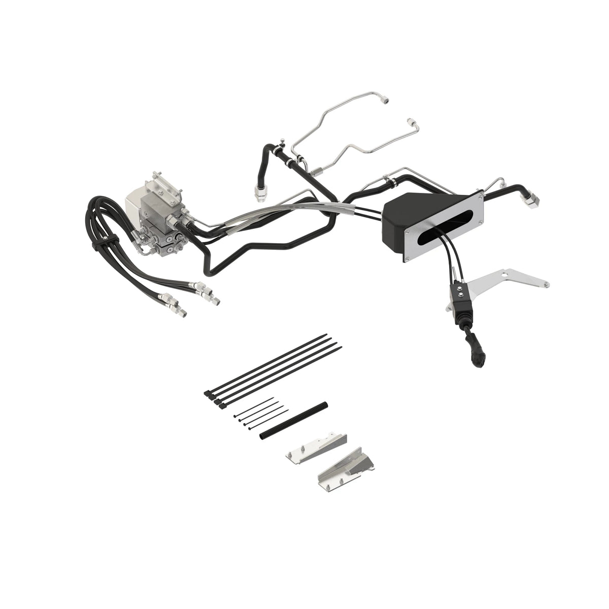 BXX10043: Fits John Deere BXX10043 M-LCV 2F + 1 + GSS + LSS Loader Attachment for 5R Augusta iT4 (Stage IIIB) with Hydraulic PFC 117 L.mn – Genuine OEM