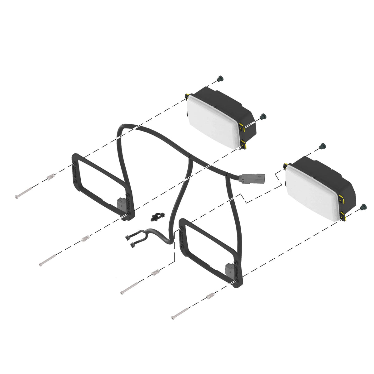 BXX10605: Fits John Deere BXX10605 LED Head Lamp Kit – Genuine OEM
