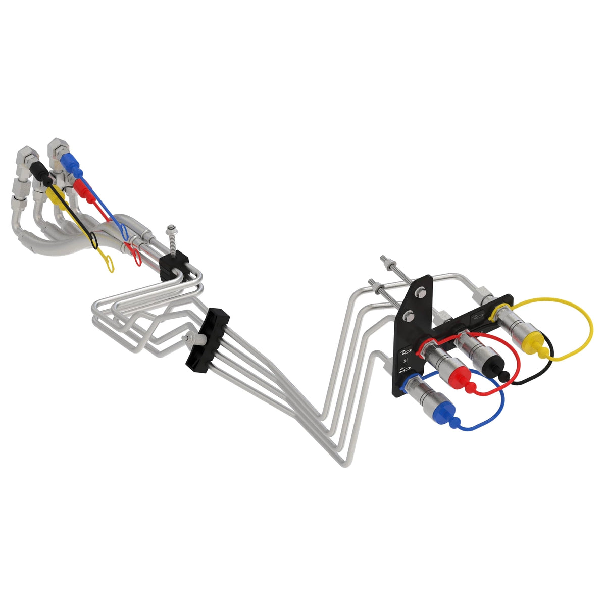 BXX11052: Fits John Deere BXX11052 Rear 4-Coupler Hydraulic Tubing Attachment – Genuine OEM