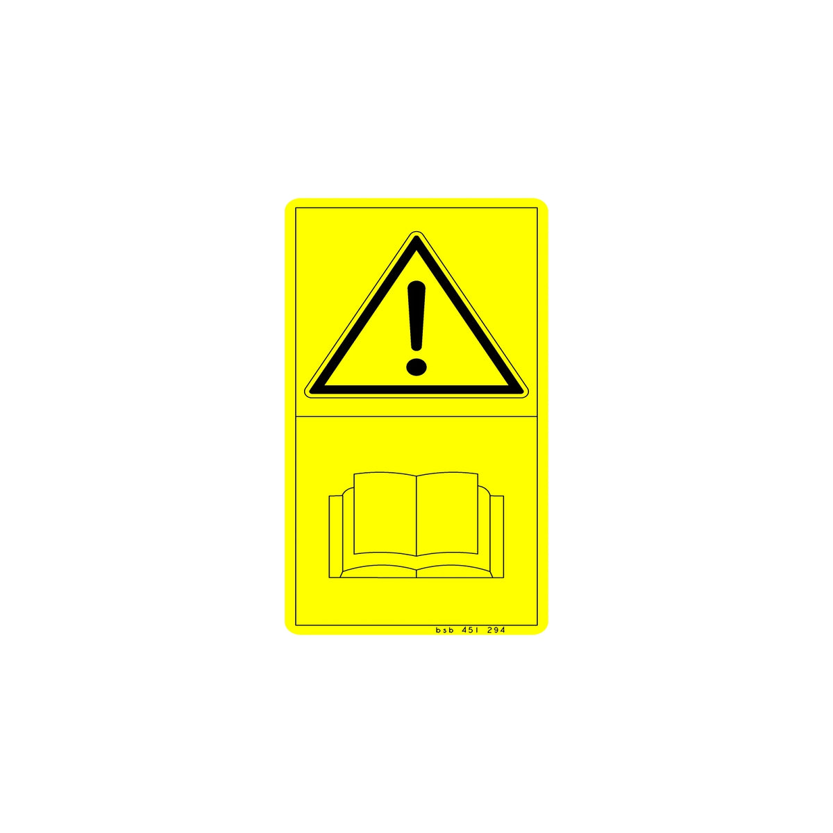 CC40740: John Deere CC40740 Warning Label, Refer to Operator’s Manual