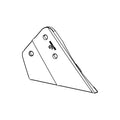 CE17748R3: Fits John Deere CE17748R3 General Purpose Bucket End Bit – Genuine OEM