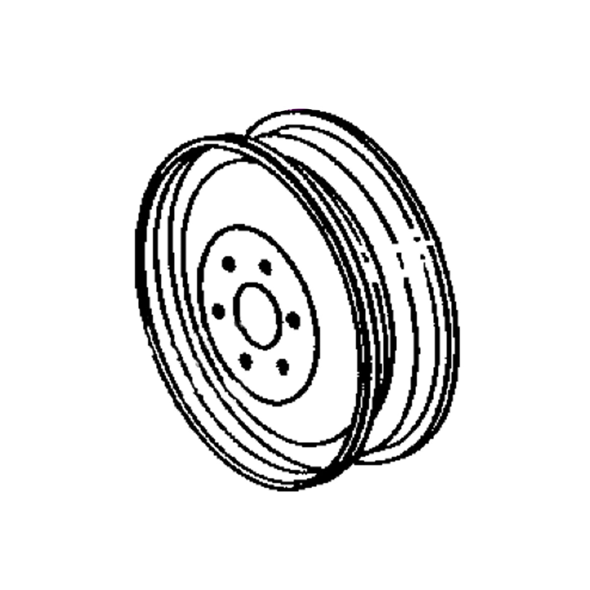 CH11166: Fits John Deere CH11166 Rim, 4 X 16 – Genuine OEM