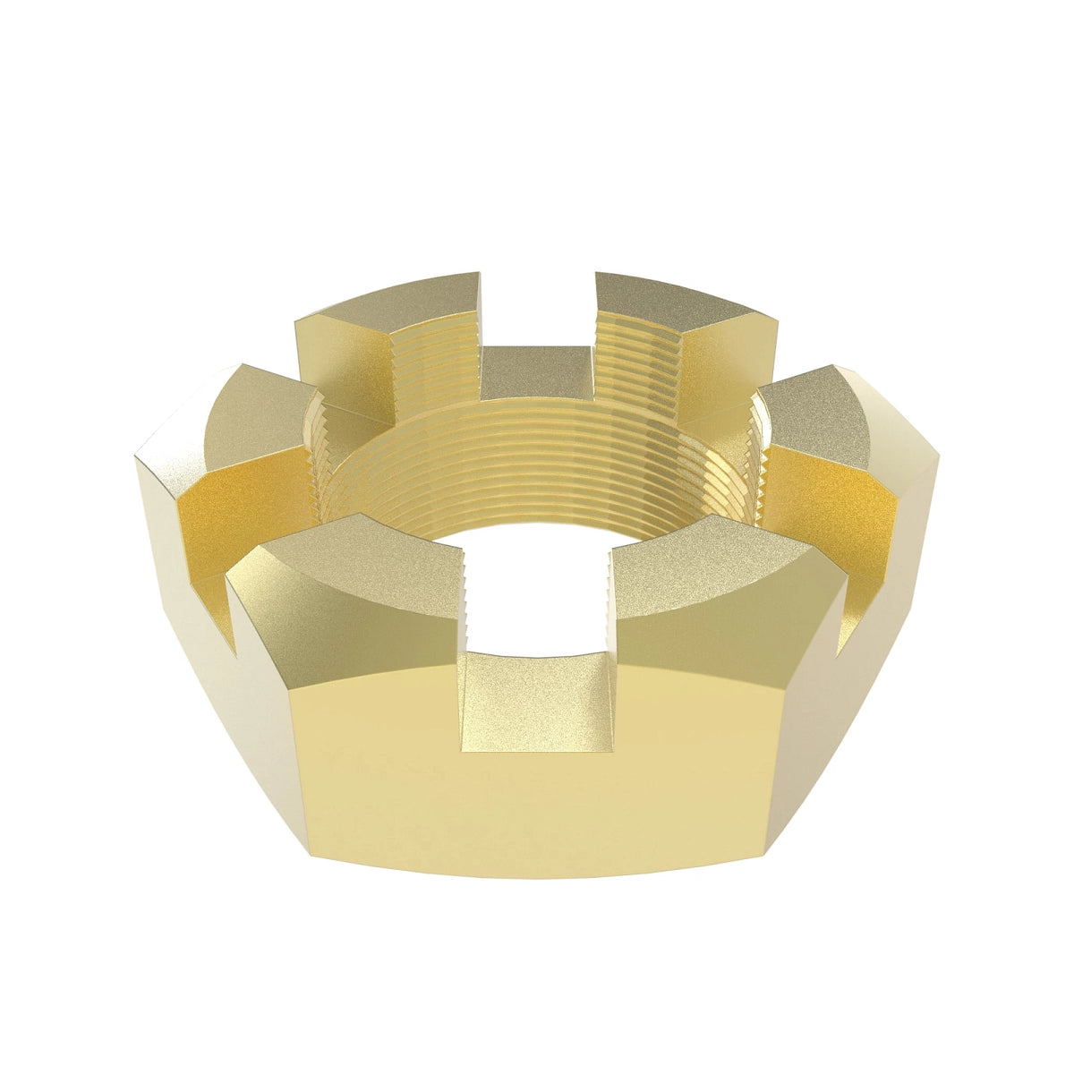 CQ07219: Fits John Deere CQ07219 Hexagonal Slotted Nut, M24 – Genuine OEM