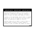 CQ75515: Fits John Deere CQ75515 Label – Genuine OEM