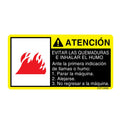 CXT13506: Fits John Deere CXT13506 Label Fire Safety Decal, Spanish – Genuine OEM