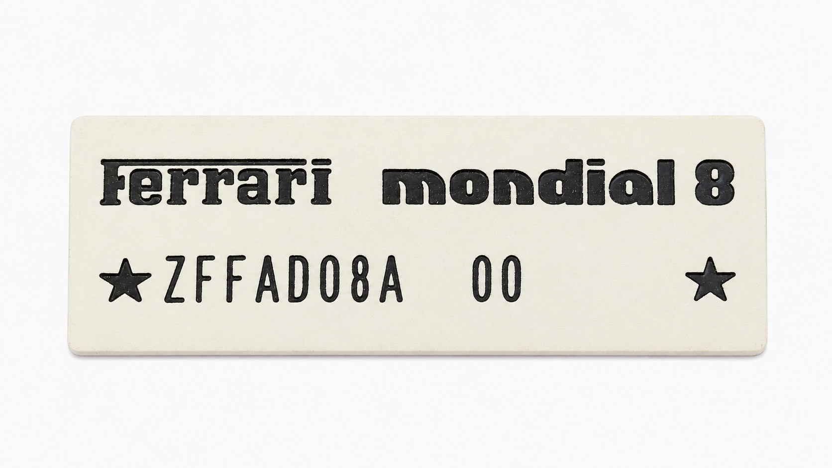 Ferrari Plate — OEM 115823