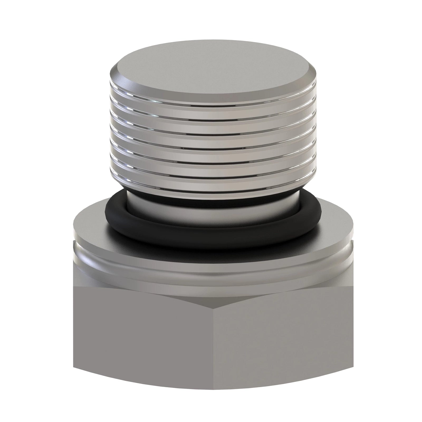 DE21112: Fits John Deere DE21112 Straight Thread Fitting Plug with O-Ring – Genuine OEM