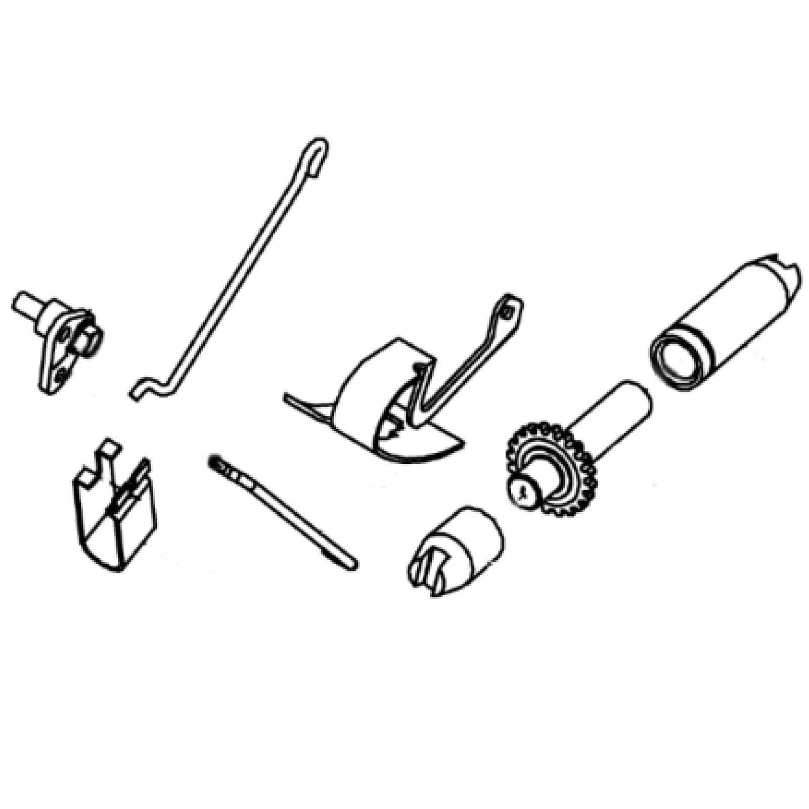 DE30304: Fits John Deere DE30304 Brake Drum Adjuster Kit, Right Side – Genuine OEM