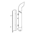 DQ64412: Fits John Deere DQ64412 6-Cylinder Round Vertical Exhaust Pipe – Genuine OEM