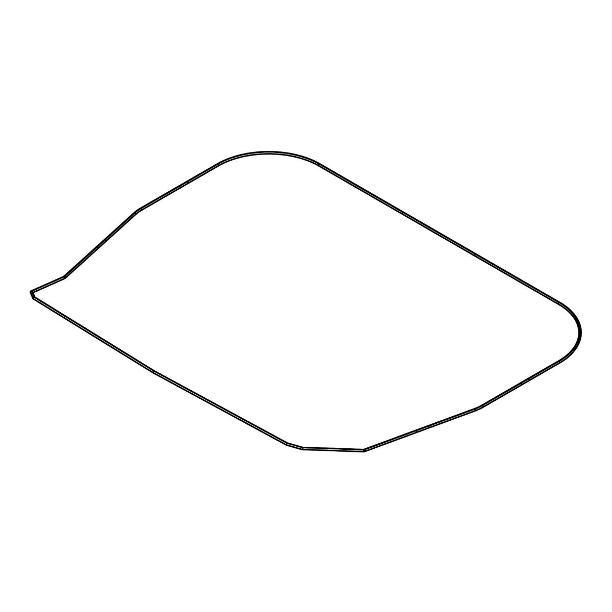 DT5471S: Fits John Deere DT5471S Rubber Weatherstrip – Genuine OEM