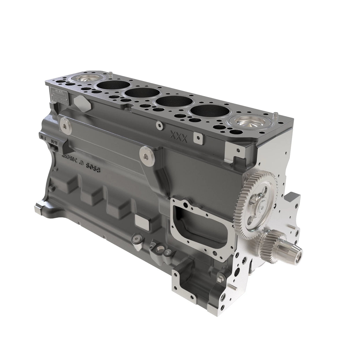 DZ106030: Fits John Deere DZ106030 Short Block Assembly, 6 Cylinder Tier3 4 Valve – Genuine OEM