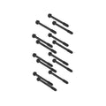 DZ110275: Fits John Deere DZ110275 Engine Cylinder Head Bolt Kit – Genuine OEM