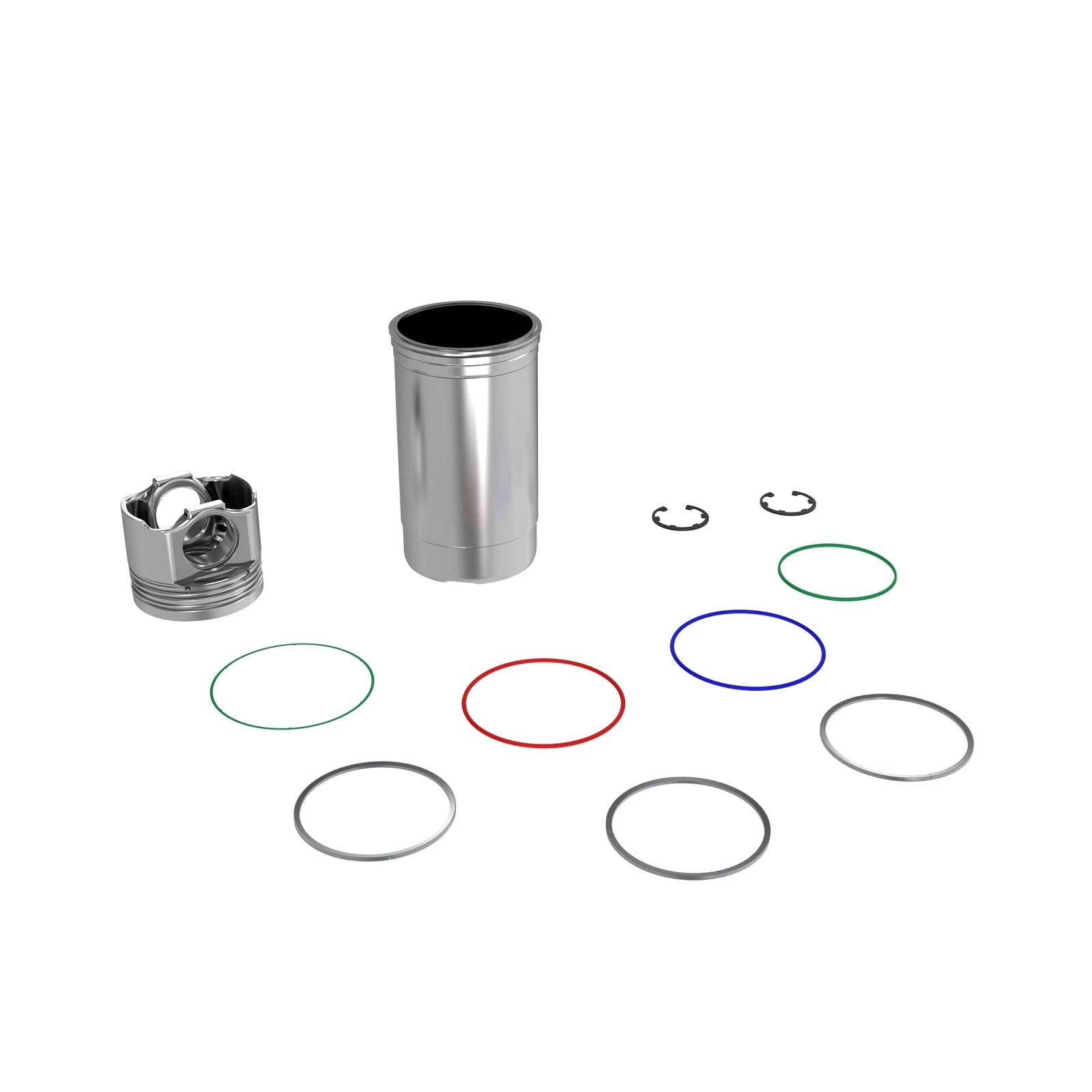 DZ110417: Fits John Deere DZ110417 Piston Liner Kit – Genuine OEM