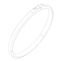 DZ113620: Fits John Deere DZ113620 V-Clamp – Genuine OEM