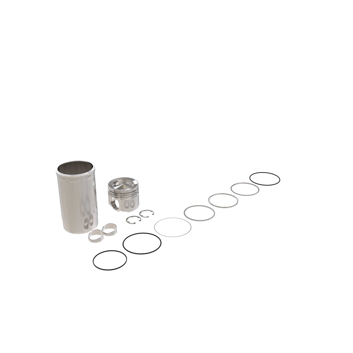 DZ114389: Fits John Deere DZ114389 Piston Liner Kit – Genuine OEM