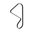DZ118859: Fits John Deere DZ118859 8PK Section Engine Fan Drive V-Belt, Effective Length 1950.0 mm (76.8 inch) – Genuine OEM