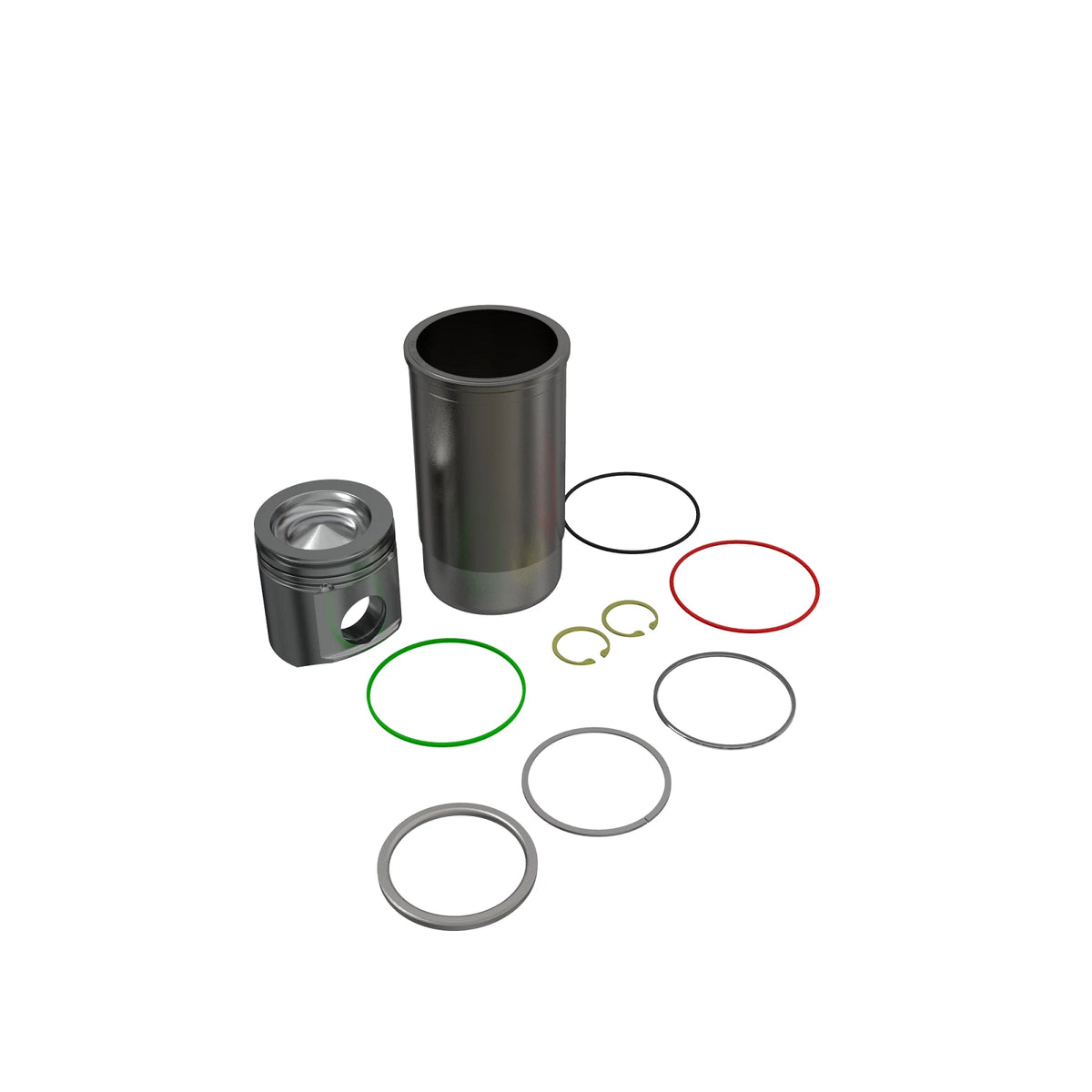 DZ123008: Fits John Deere DZ123008 Piston-Liner Kit – Genuine OEM