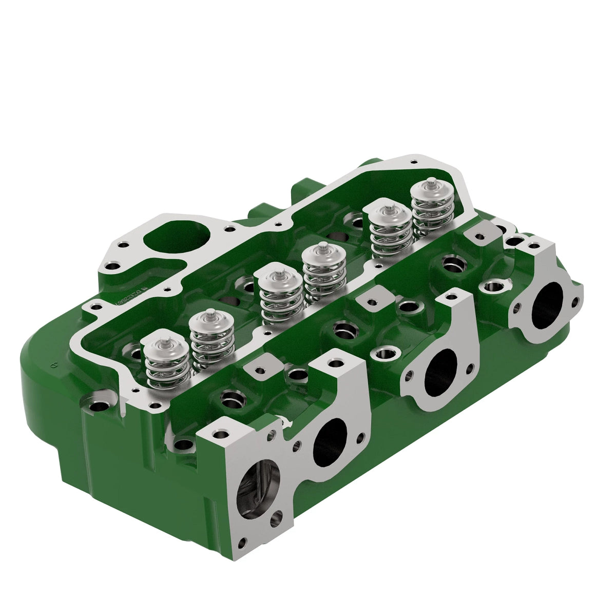 DZ123089: Fits John Deere DZ123089 Cylinder Head Assembly, 3 Cylinder – Genuine OEM