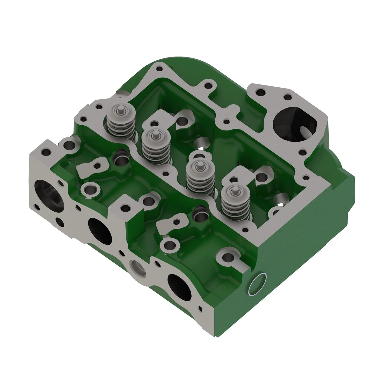 DZ123090: Fits John Deere DZ123090 Cylinder Head Assembly, 3 Cylinder – Genuine OEM