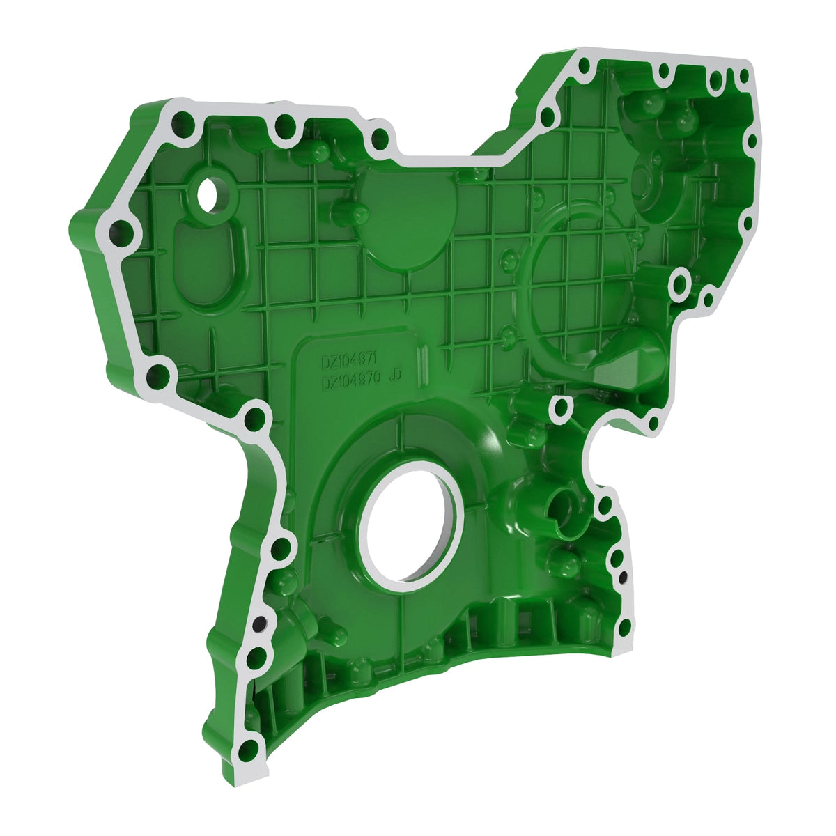 DZ128234: Fits John Deere DZ128234 High Timing Gear Auxiliary Drive Cover – Genuine OEM
