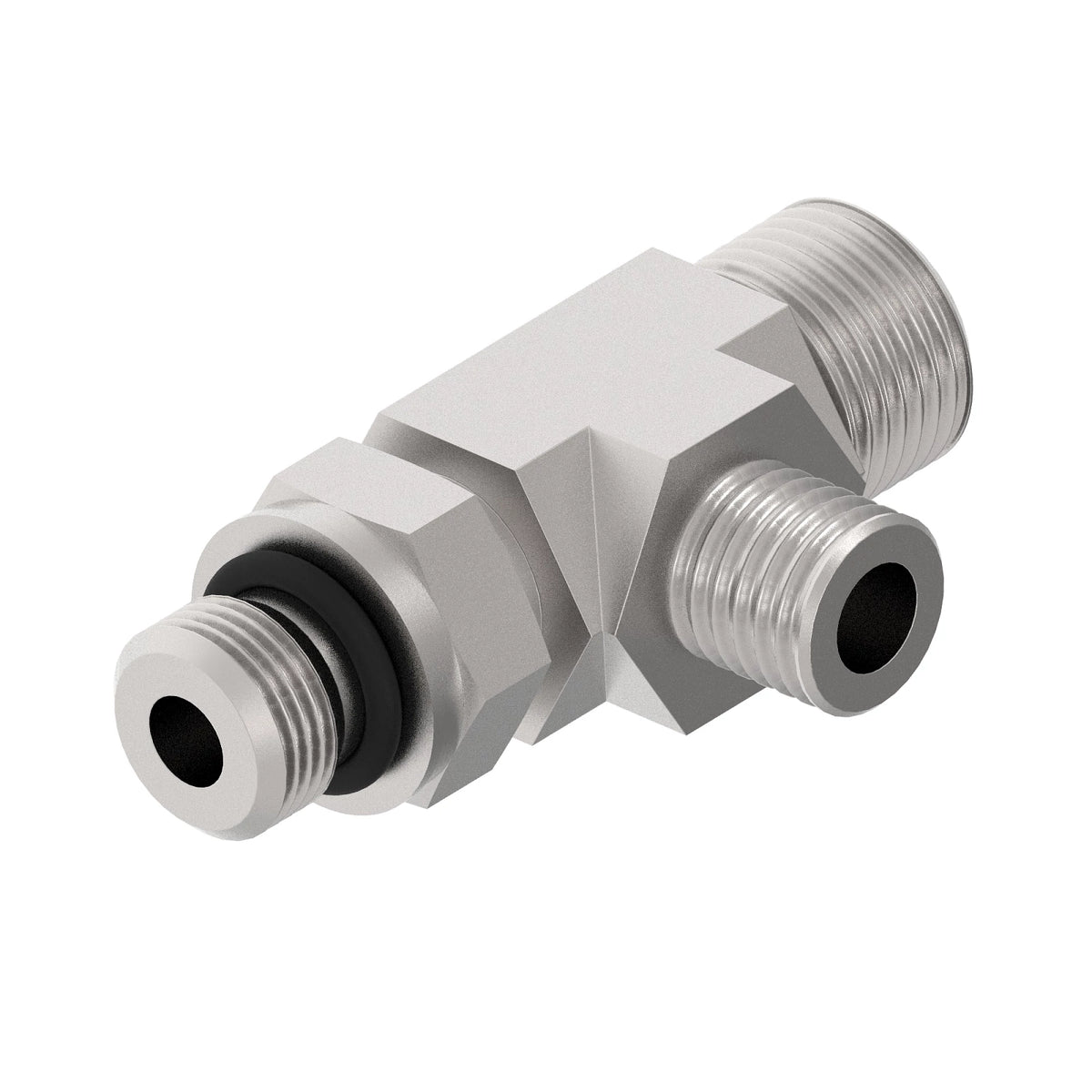DZ129009: Fits John Deere DZ129009 Adjustable Run Tee to Internal Thread Hydraulic Fitting – Genuine OEM
