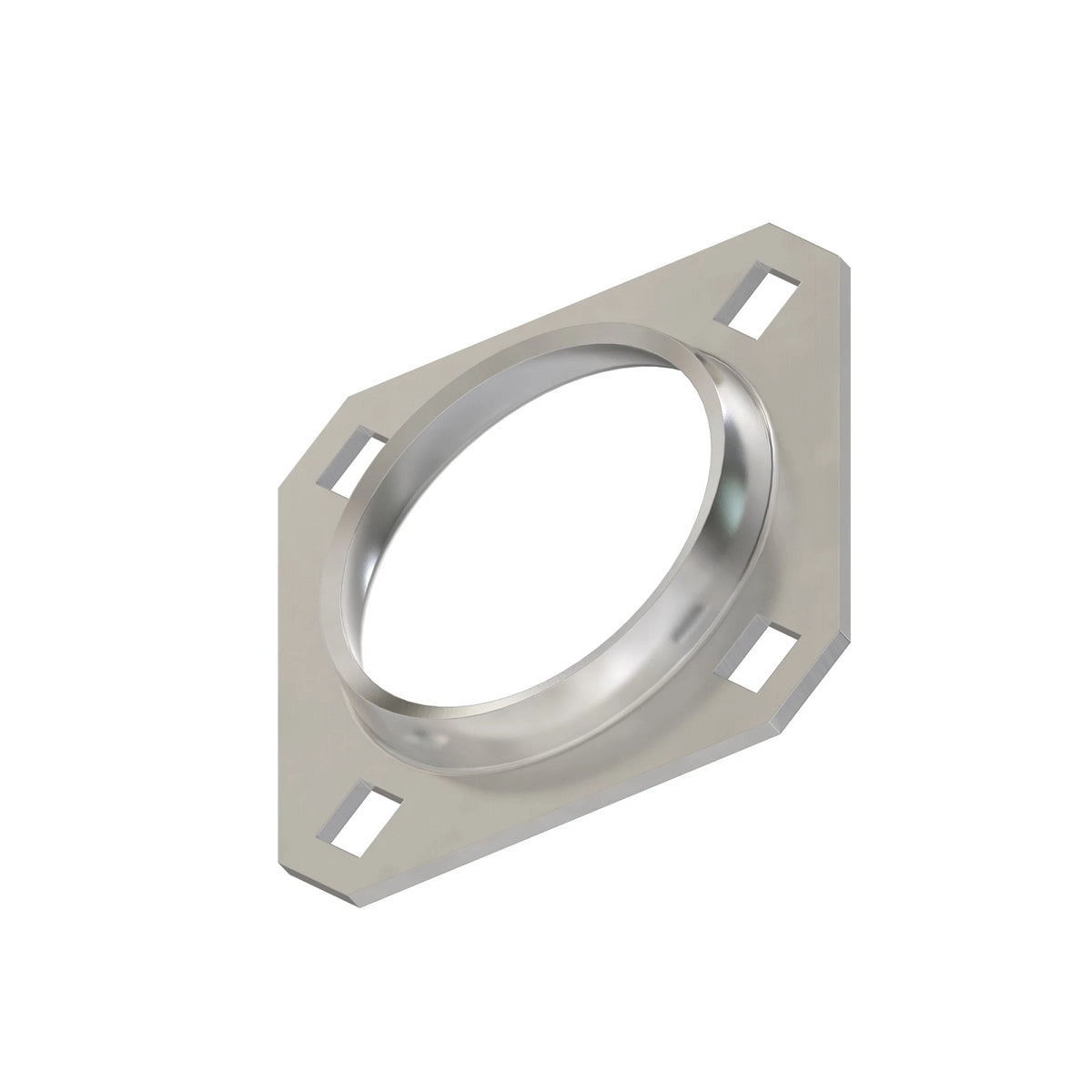 E74826: Fits John Deere E74826 4-Hole Square Trimmed Flanged Bearing Housing – Genuine OEM