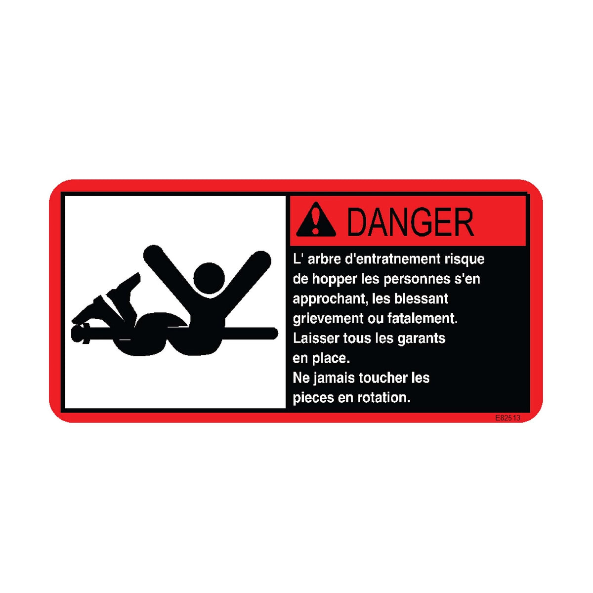 E82513: Fits John Deere E82513 Safety Sign – Genuine OEM