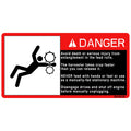 E82838: Fits John Deere E82838 Safety Sign, Entangle-Other Label – Genuine OEM