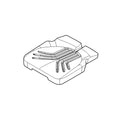 ER261249: Fits John Deere ER261249 Super Deluxe Operator Seat Cushion – Genuine OEM
