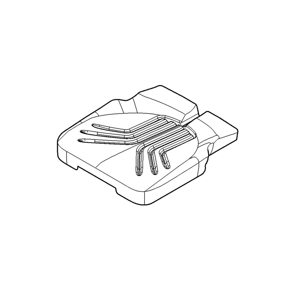 ER261249: Fits John Deere ER261249 Super Deluxe Operator Seat Cushion – Genuine OEM