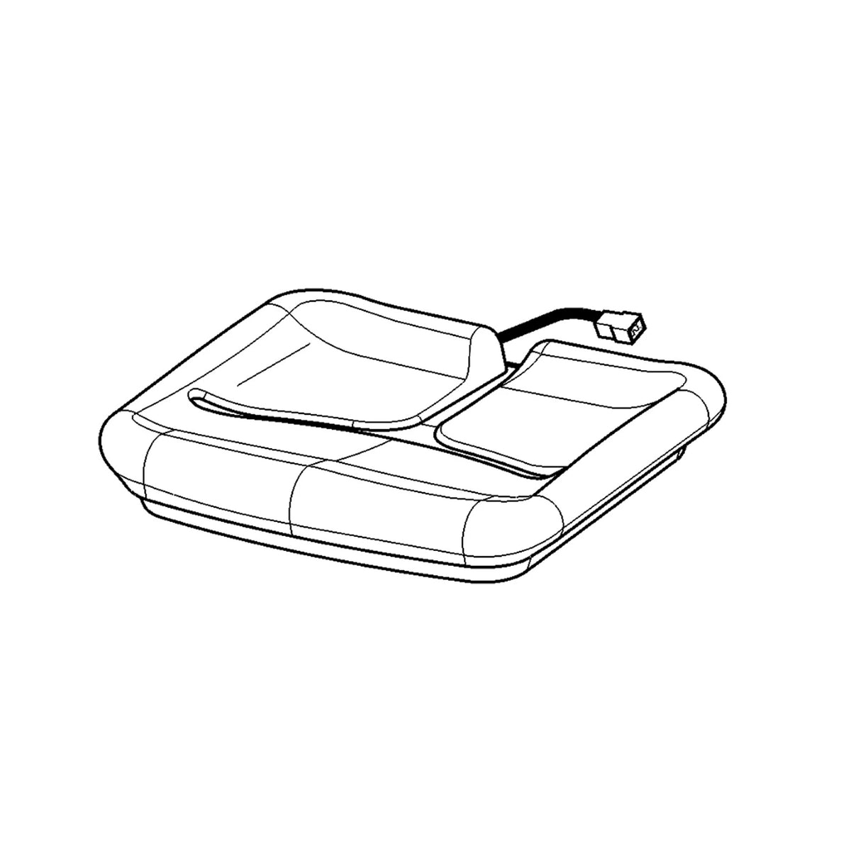 ER261272: Fits John Deere ER261272 Vinyl Seat Cushion – Genuine OEM
