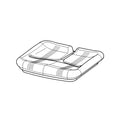 ER261274: Fits John Deere ER261274 Fabric Cushion – Genuine OEM
