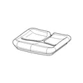 ER262362: Fits John Deere ER262362 Vinyl Seat Cushion – Genuine OEM