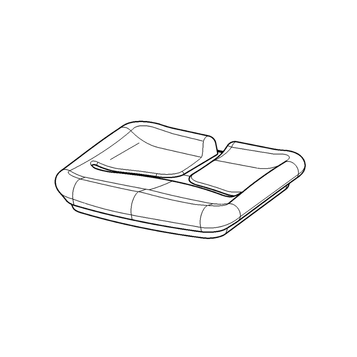 ER262362: Fits John Deere ER262362 Vinyl Seat Cushion – Genuine OEM