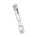 ER564094: Fits John Deere ER564094 Tie Rod Assembly – Genuine OEM