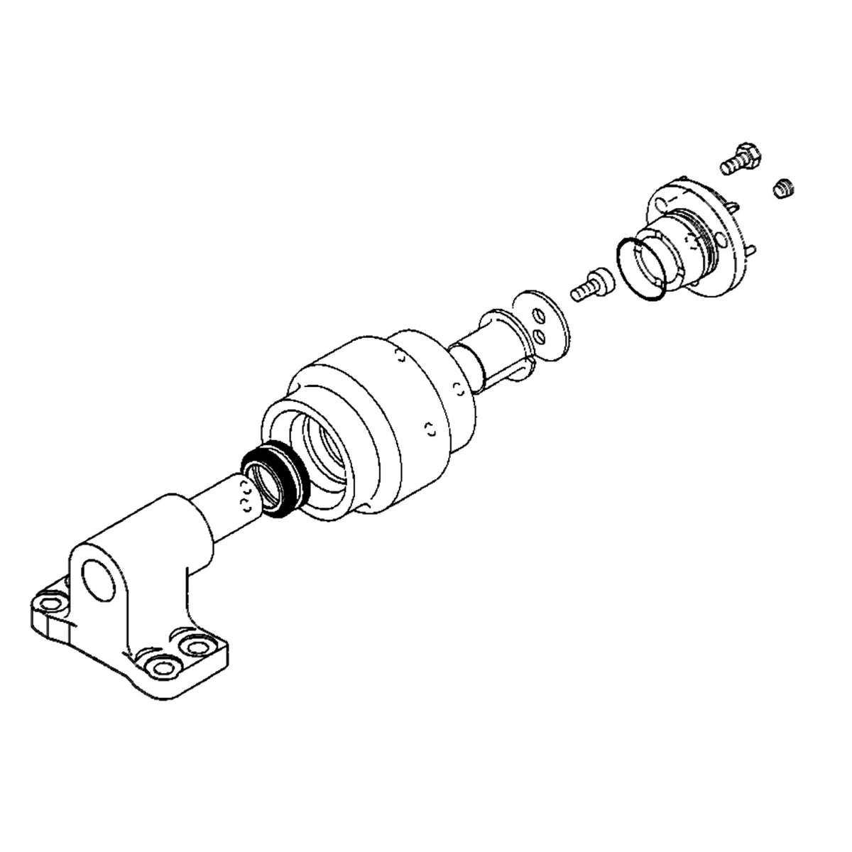 FF102433: Fits John Deere FF102433 Upper Track Carrier Roller – Genuine OEM