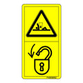 FH309052: Fits John Deere FH309052 Safety Sign, Crushing Warning Lock – Genuine OEM