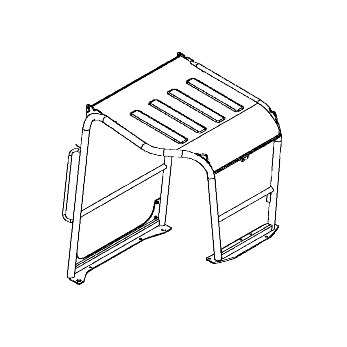 FYD40000879: Fits John Deere FYD40000879 ROPS Canopy – Genuine OEM