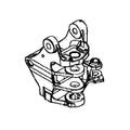 FYD40005087: Fits John Deere FYD40005087 Swing Boom Post – Genuine OEM