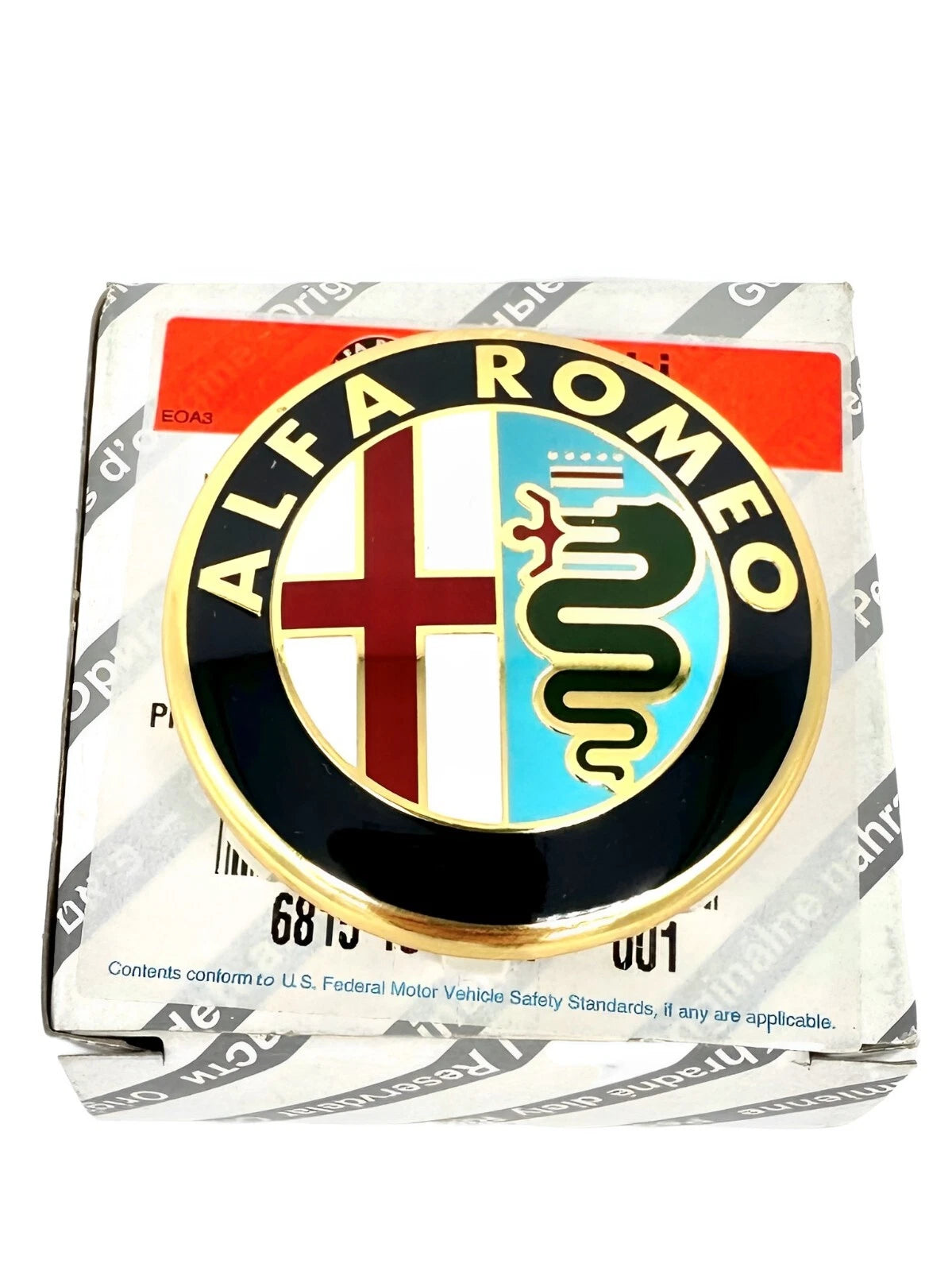 Fits Alfa Romeo All Models Wheel Centre Cap Emblem, OEM Part # 60652886